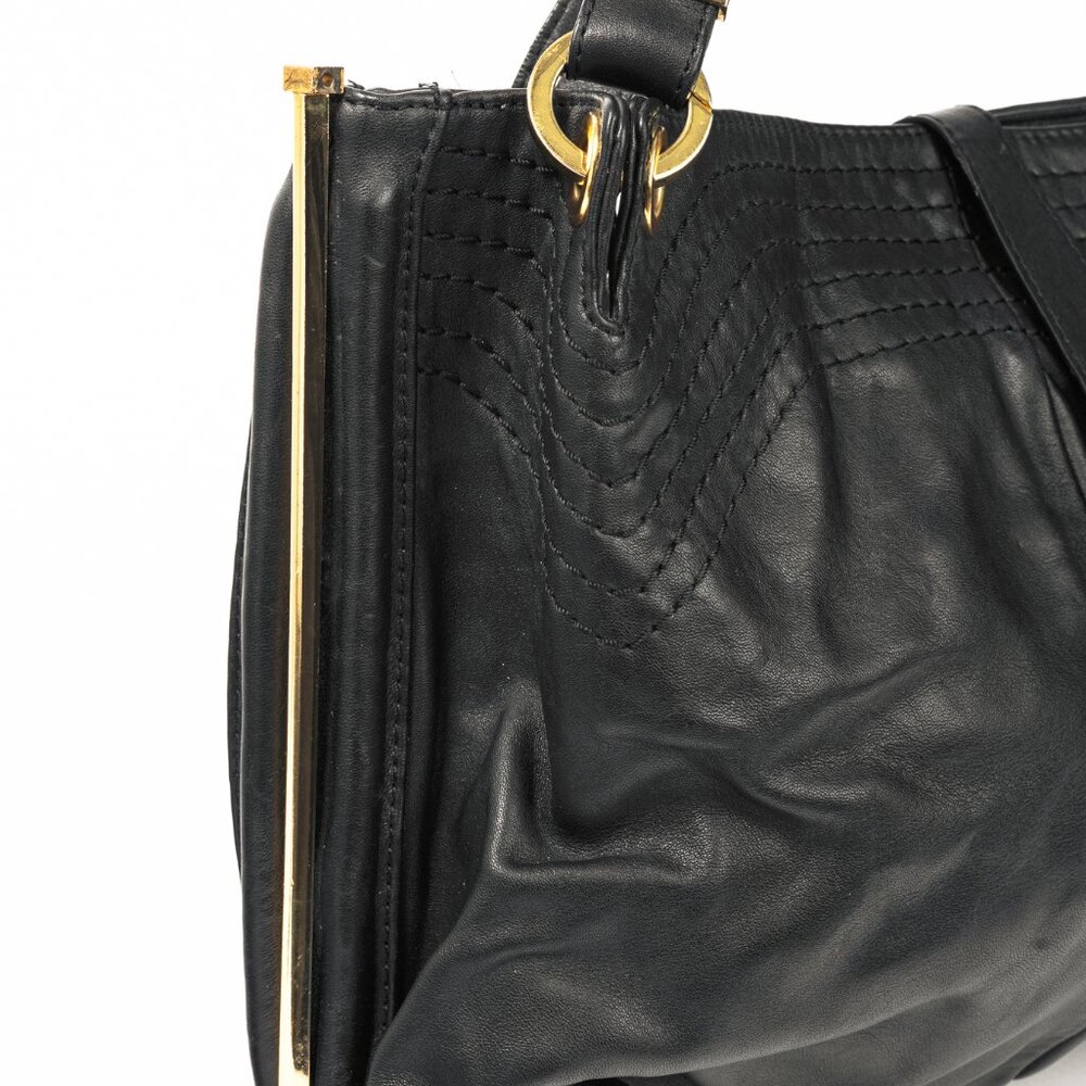 Jimmy Choo Alex Black Leather Hobo - Picture 8 of 15
